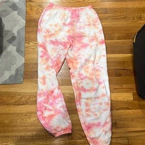 joe’s USA tie died sweatpant joggers